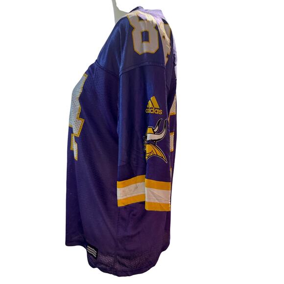 Adidas Vintage Randy Moss #84 Minnesota Vikings Jersey, Distressed, Youth Large - Picture 4 of 6